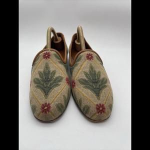 Zalo Shoes Flats Slip On Loafer Floral Geometric Tapestry Womens 7